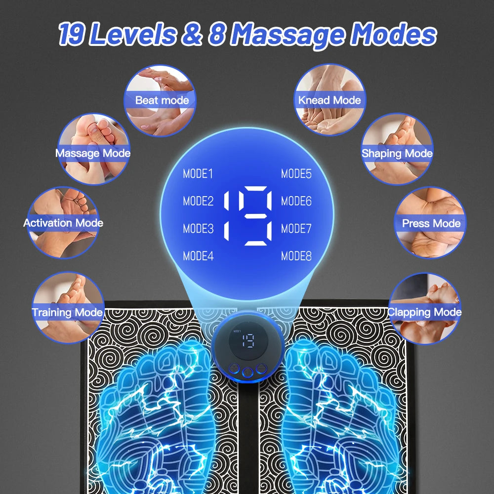 PulsePoint Foot Relaxer: EMS Massaging Mat