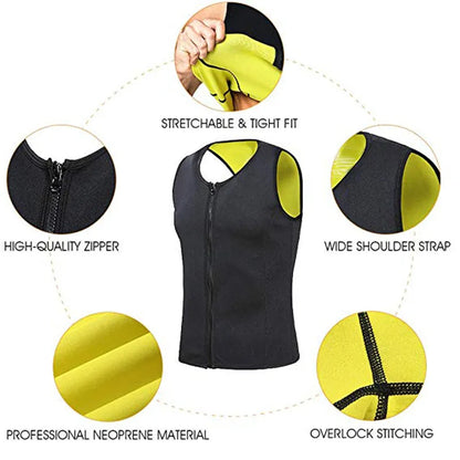 Men's Slimming Sauna Vest