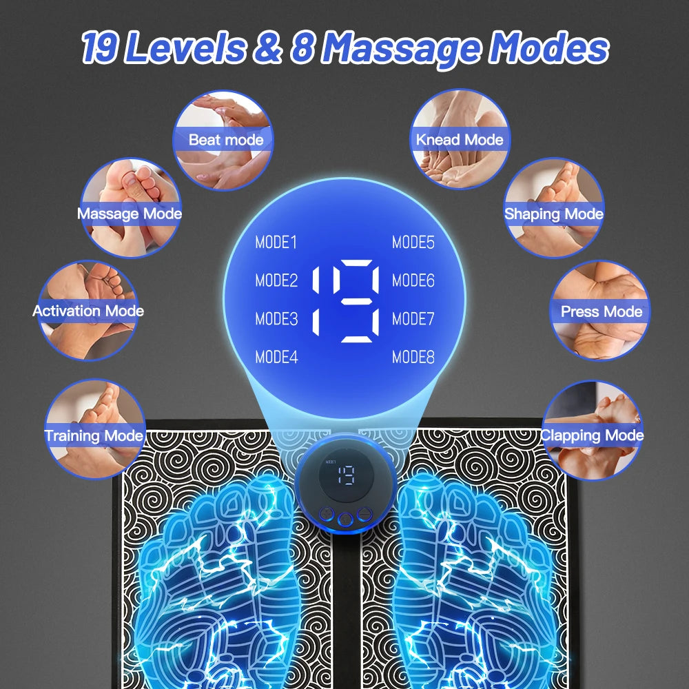 PulsePoint Foot Relaxer: EMS Massaging Mat