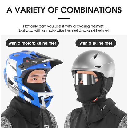 WarmthMax™ Winter Cycling Cap & Scarf Combo: Unisex Windproof Headgear for Outdoor Activities