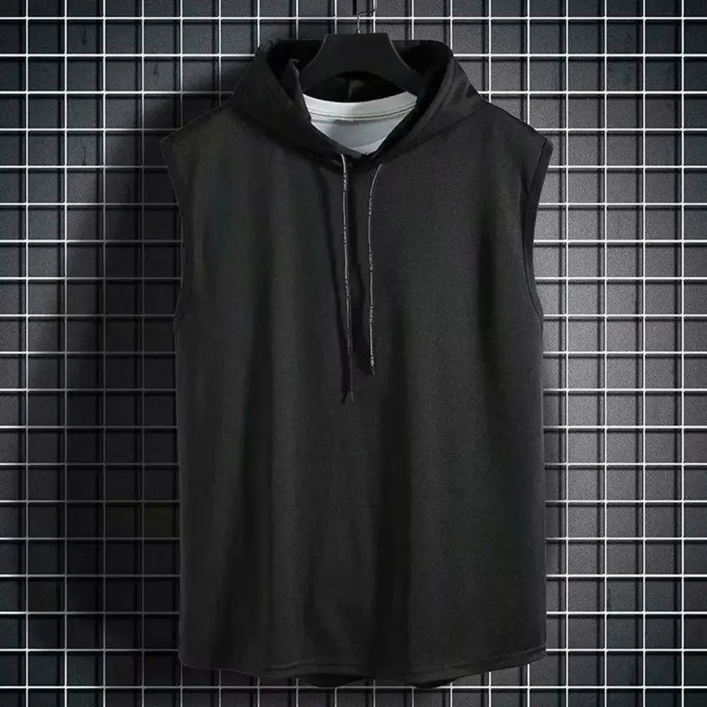 Muscle Hoodie Vest Sleeveless