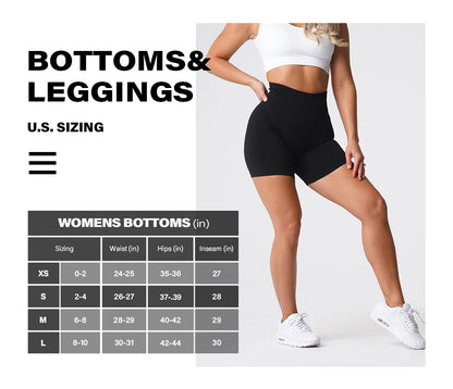 NVGTN Spandex Solid Seamless Shorts for Women