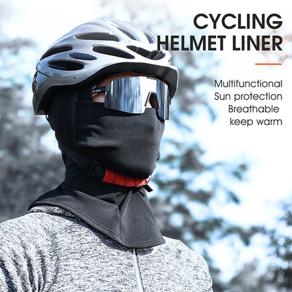 WarmthMax™ Winter Cycling Cap & Scarf Combo: Unisex Windproof Headgear for Outdoor Activities